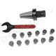 SK40-ER20-70 12PCS Патрон с набором цанг 12 шт (d2-13 мм)