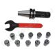 BT30-ER16-100 10PCS Патрон с набором цанг 10 шт (d1-10 мм)