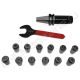 BT30-ER20-100 12PCS Патрон с набором цанг 12 шт (d2-13 мм)