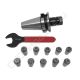 BT40-ER16-70 10PCS Патрон с набором цанг 10 шт (d1-10 мм)