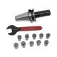 BT40-ER16-100 10PCS Патрон с набором цанг 10 шт (d1-10 мм)