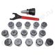 BT40-ER50-100 15PCS Патрон с набором цанг 15 шт (d3/6/9/12/15/17/20/23/26/29/31/32/33/34/35 мм)