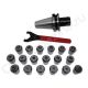 BT50-ER32-100 18PCS Патрон с набором цанг 18 шт (d3-20 мм)