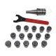 NT30-ER25-63 15PCS Патрон с набором цанг 15 шт (d2-16 мм)