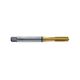 TD814246 Метчик M4X0.7 HSS-E 6H 63.0L с прямой канавкой Combo TiN